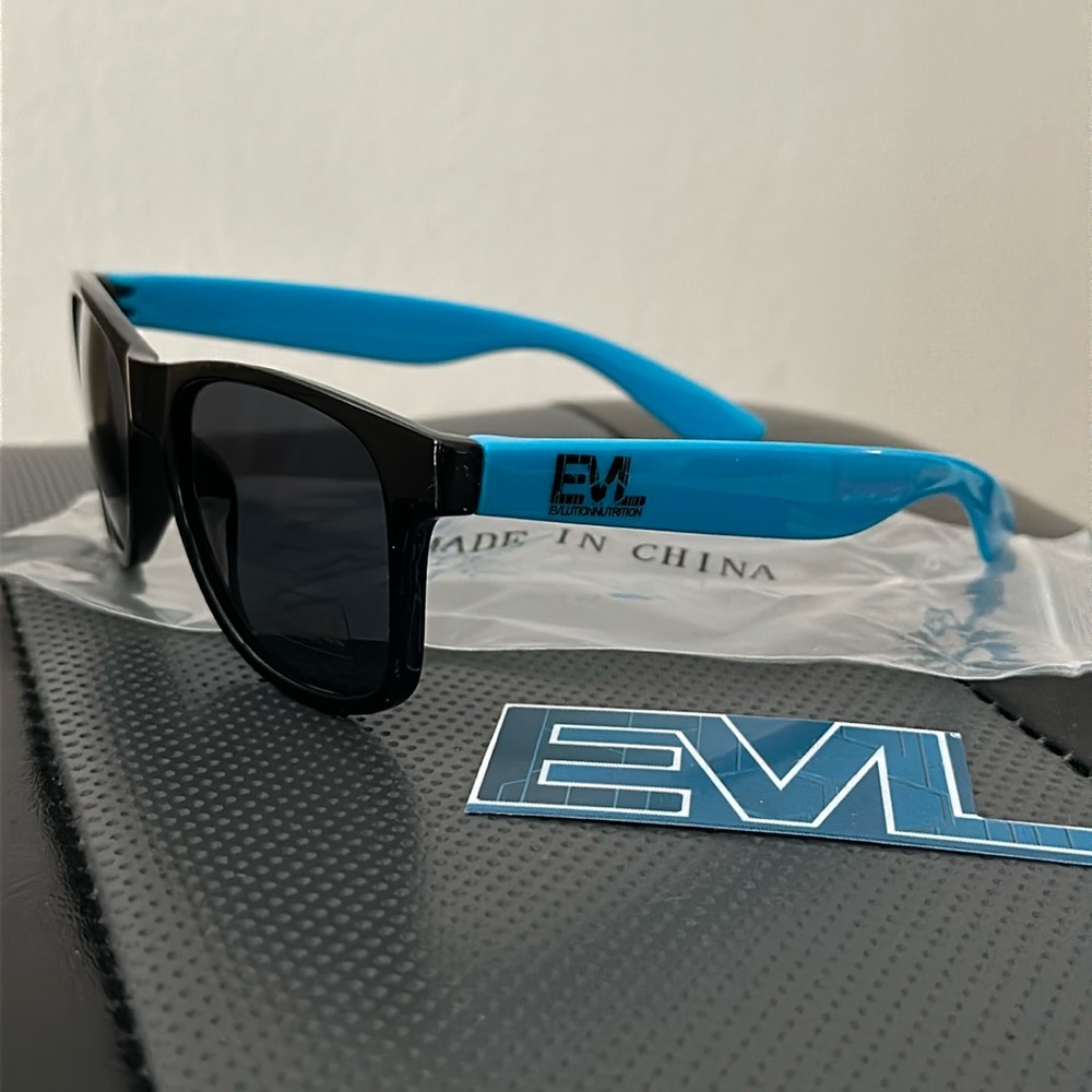 NWT EVL Supplements Sunglasses + Sticker